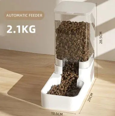 Cat And Dog Water Dispense Food Automatic Feeder Feeded