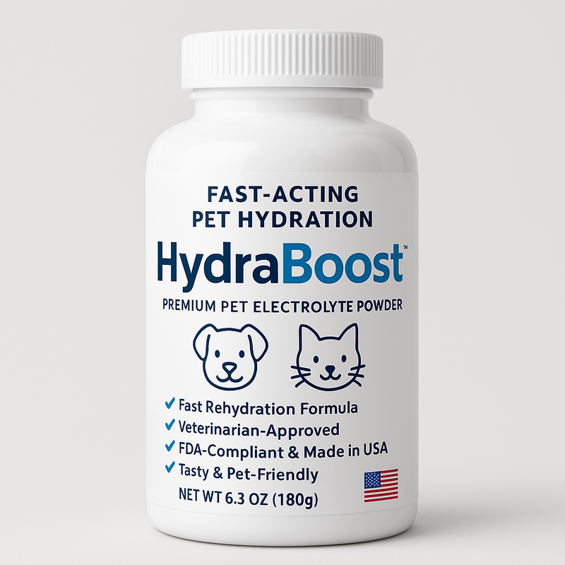 HydraBoost™ Electrolyte Supplement for Dogs & Cats