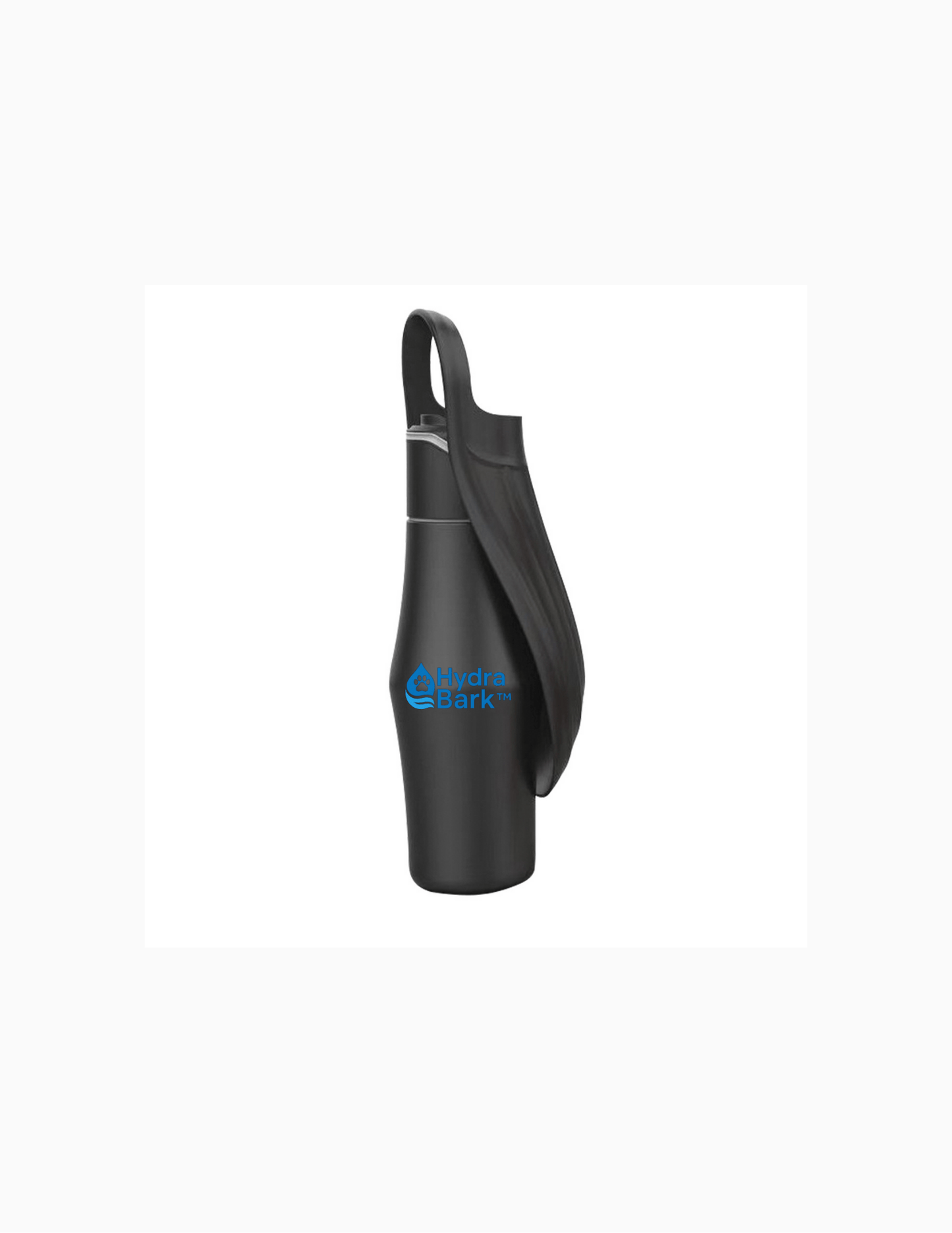HydraBark™ Portable Dog Water Bottle – Foldable, BPA-Free, Leakproof Black