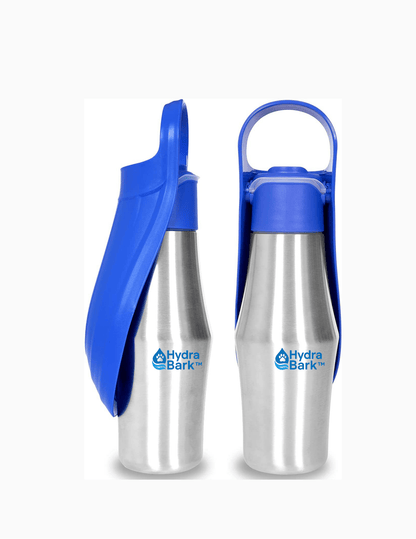 HydraBark™ Portable Dog Water Bottle – Foldable, BPA-Free, Leakproof Blue
